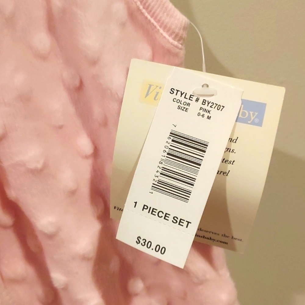Vitamins baby pink sleeper - Picture 2 of 4